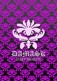 DAMASK purple and black