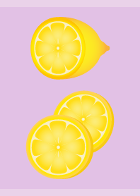 Stylish Lemon02 on light purple