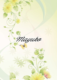 Mayuko Butterflies & flowers