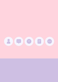 シンプル（ピンク パープル）V.205