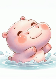 หมูด้ง ฮิปโปน้อย ตัวกลม n.1