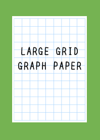 LARGE GRID GRAPH PAPER/GREEN/YELLOW