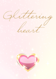 Glittering heart