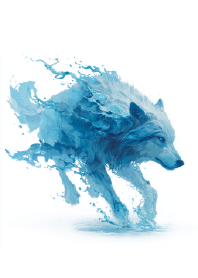 The Water-Ink Wolf Run