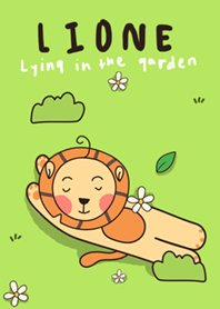 Lione Lying In The Garden