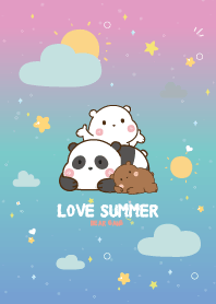 Three Bears Love Summer Cutie