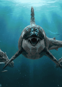 stampAI-killer whale and girl-ywt