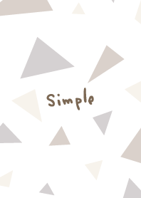 Simple adult triangle19 from Japan
