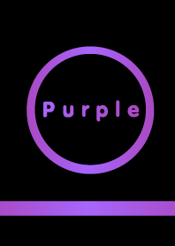Simple Purple in Black theme v2