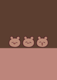 simple bear.(brown)