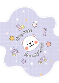 Tiny Cute Cloudy Bear