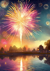 Beautiful Fireworks Theme#570