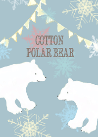 COTTON POLAR BEAR =