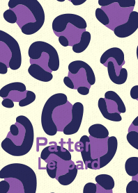 Pattern Leopard Purple navy