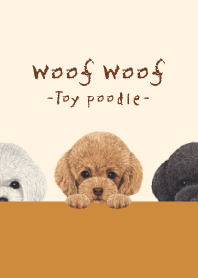 Woof Woof - Toy poodle - AUTUMN COLORS