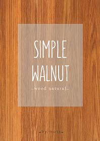 Simple Walnut -cube-