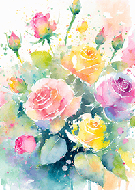 薔薇(バラ)の花の着せかえ(R4233)