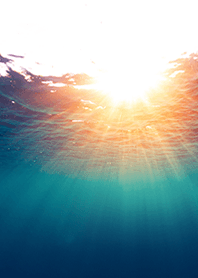 light into the sea from Japan