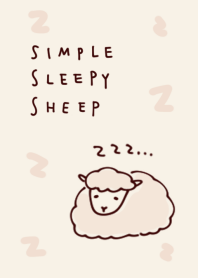 Simple sleepy sheep