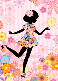 Flower Girl Silhouette.