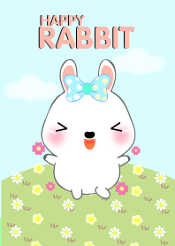 Happy White Rabbit Theme