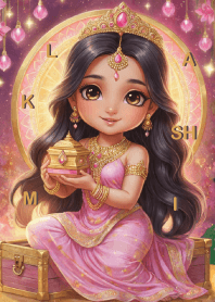 พระแม่ลักษมีสีชมพู ร่ำรวยเงินทอง