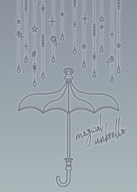 magical umbrella + beige [os]