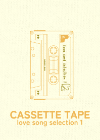 Cassettetape_love Pale mustard