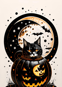 halloween cat E2954d