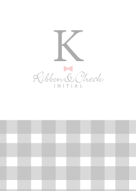 INITIAL -K- Ribbon&Check