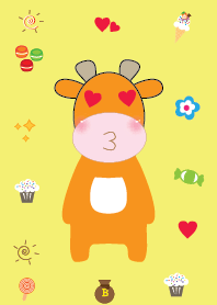 Cute giraffe theme