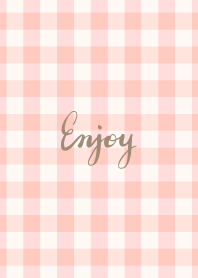 Gingham check Pink 5 from Japan