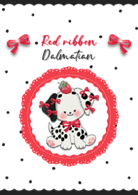 Red ribbon dalmatian (revised)