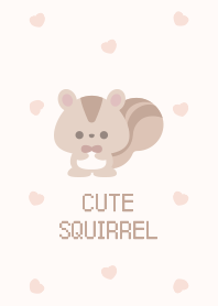 Cute Squirrel pattern[brown/beige]