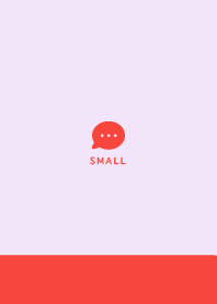 Small Button - Red&Purple