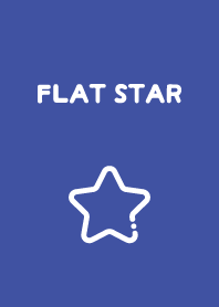 FLAT STAR - Ultramarine Blue