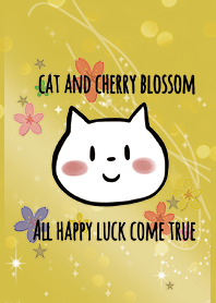 Gold / Lucky UP Sakura & cat