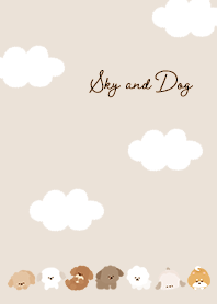 brown Simple sky and dog 02_2