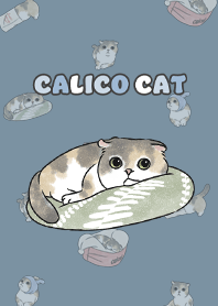 calicocat2 - pale denim