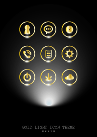 GOLD LIGHT ICON THEME 2