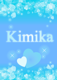 【きみか】運気UP!幸せのハート青ブルー