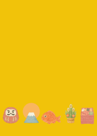 Japanese New Year01 yellow