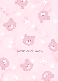 Snow, Bear and Marble2 pink11_2