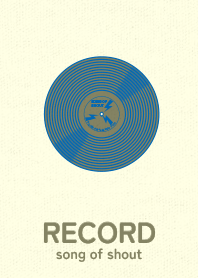 RECORD_shout cobalt blue