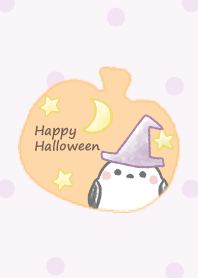 Shimaenaga Halloween -purple- dot 2