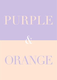 purple & orange