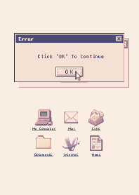 オールドコンピューター (CR) セピア 1
