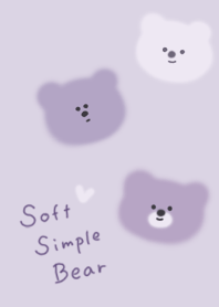 violet Soft Simple Bear03_2