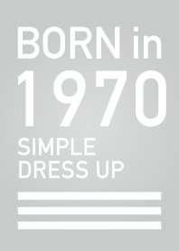 1970年生まれ/シンプル着せ替え