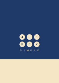 シンプル（beige blue))V.261